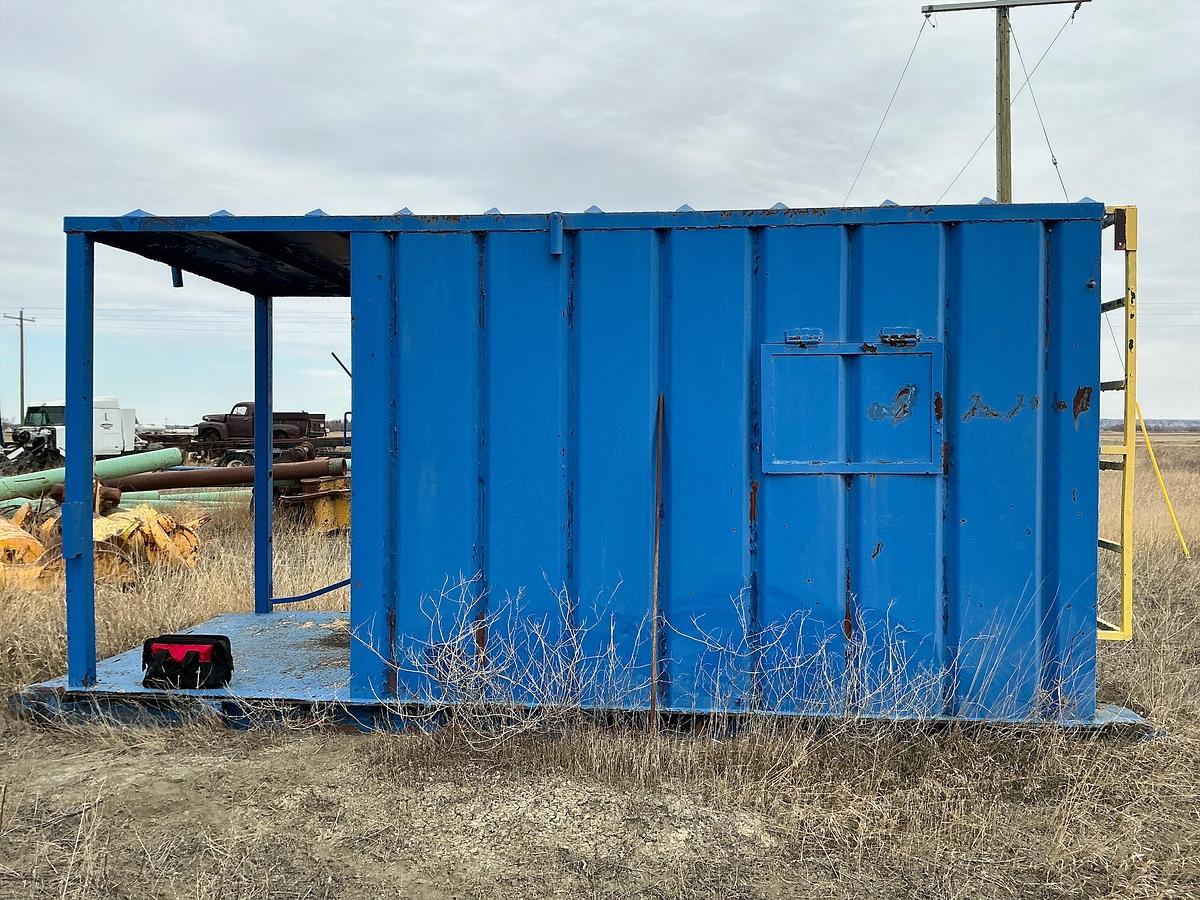 Used Welded Steel Shed