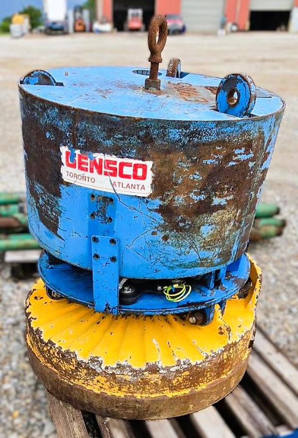 Used Gensco Hydraulic Powered Electrically Switched Electro Lifting Magnet HMAG Series