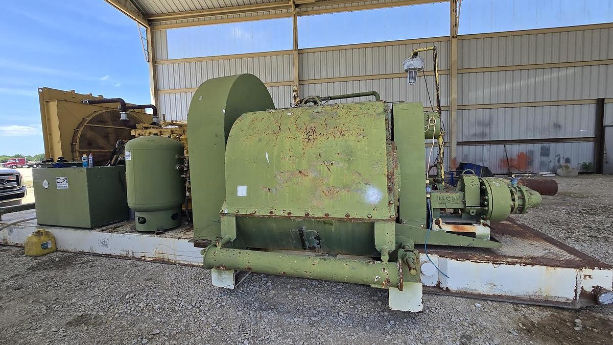 Used National Oilwell 9-P-100 Triplex Mud Pump