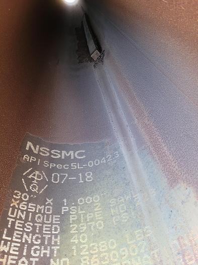 30" x 1" x 40' Casing