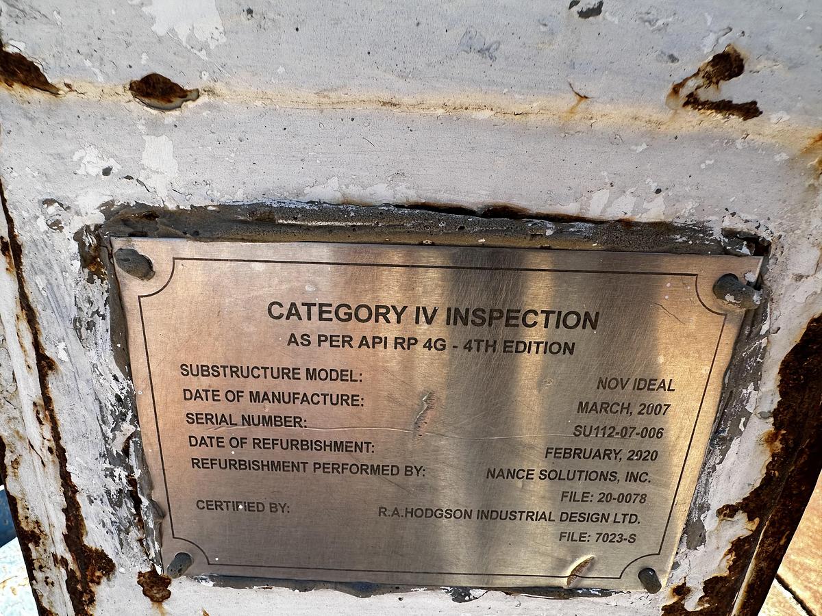 Used NOV IDEAL RIG 1500 HP DRILL RIG