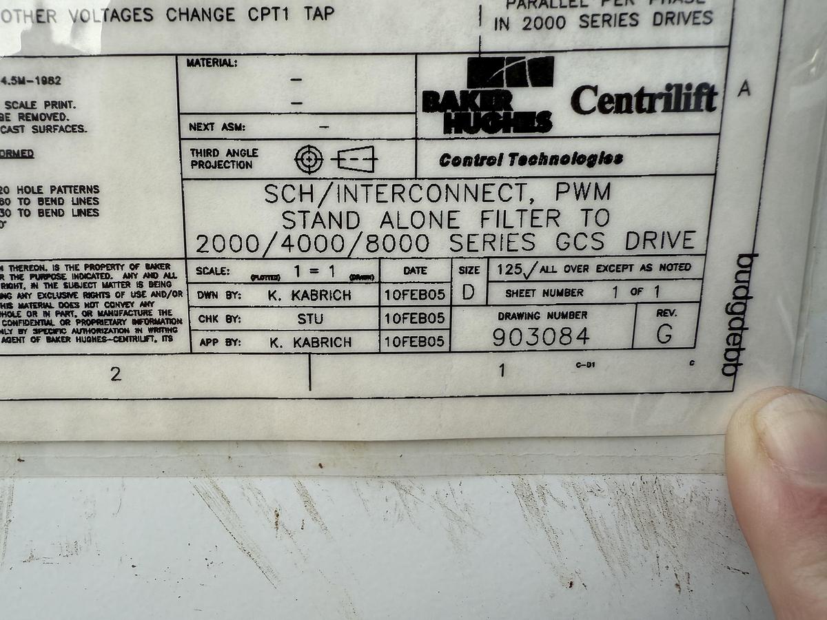 Used Variable Frequency Controller by Baker Hughes Centrilift