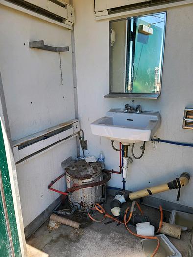 Used Shipping Container  Bathroom with Tanks