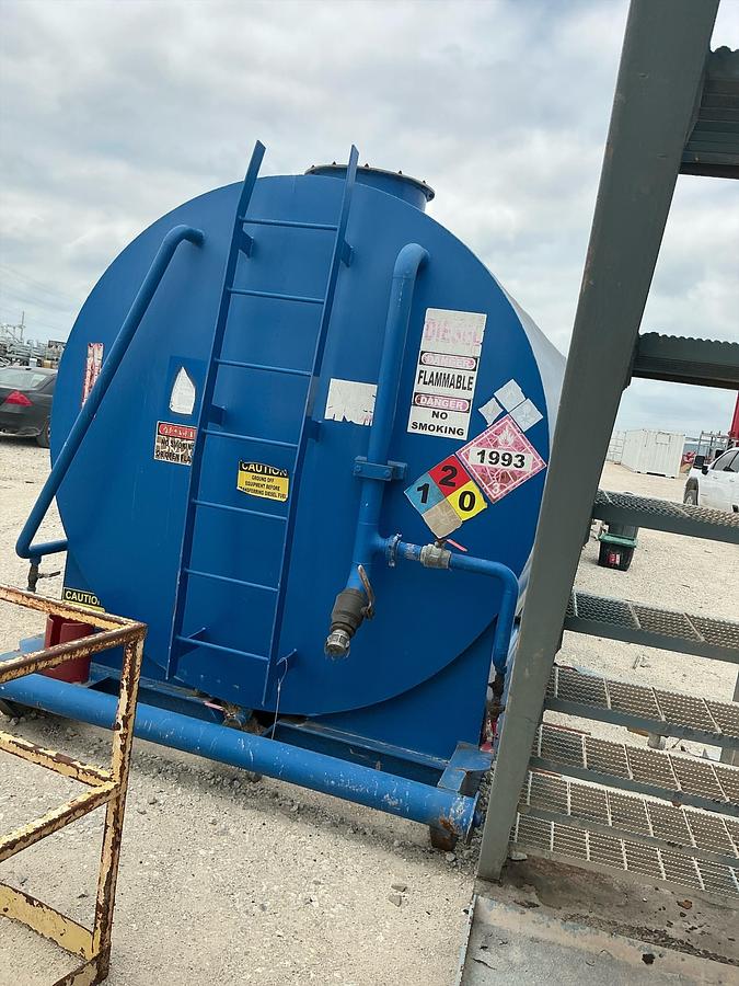 Used Fuel Tank, Welded Steel, H&P