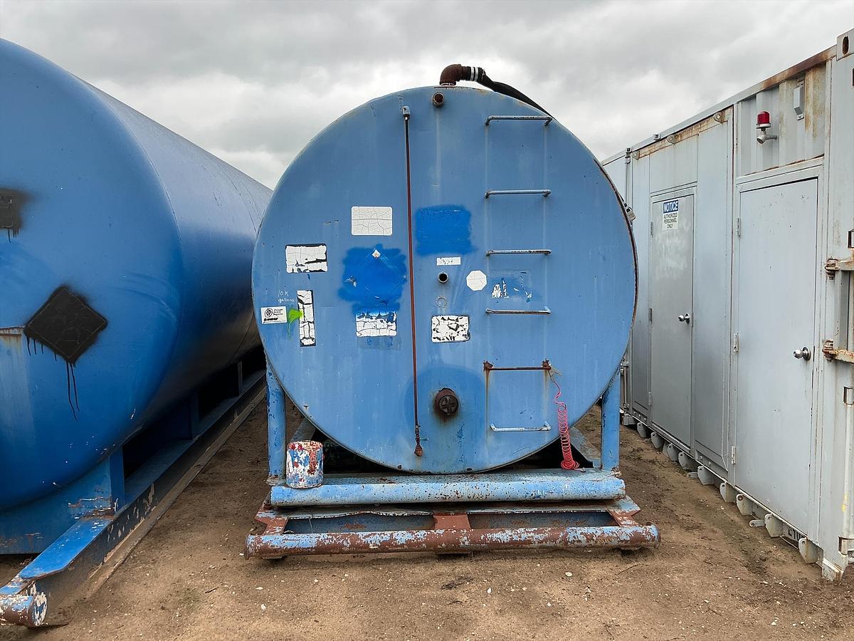 Used 10,000 Gallon Fuel Tank Skidded