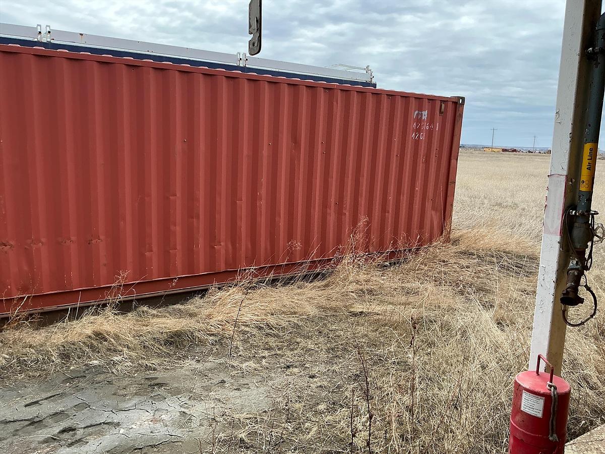 Used Welded Steel 40 ft. Conex Box 