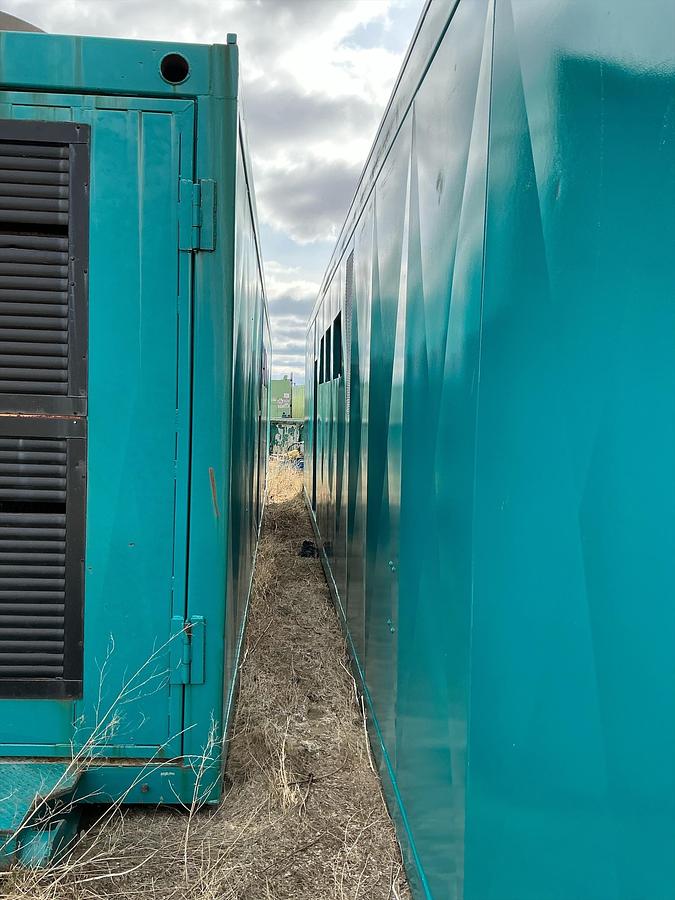 Used Welded Steel Generator Shed