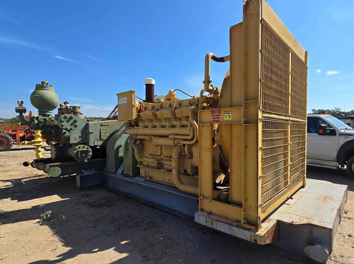 Used Ideco T-1000 Triplex Mud Pump