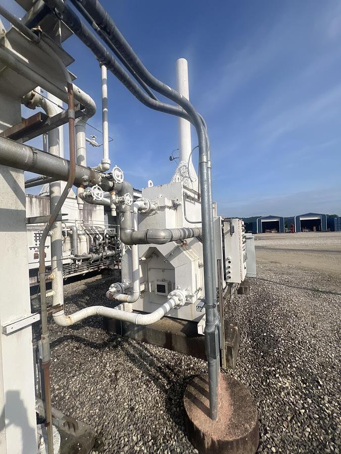 Used 1990 G. C. Broach Company White Gas Furnace W/Electrical Systems