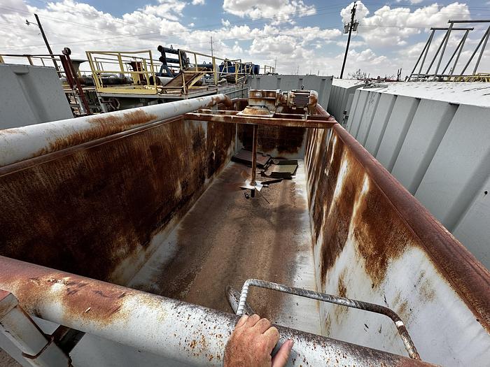 Used Trip Tank 160 BBL, HOPPER, AGITATOR