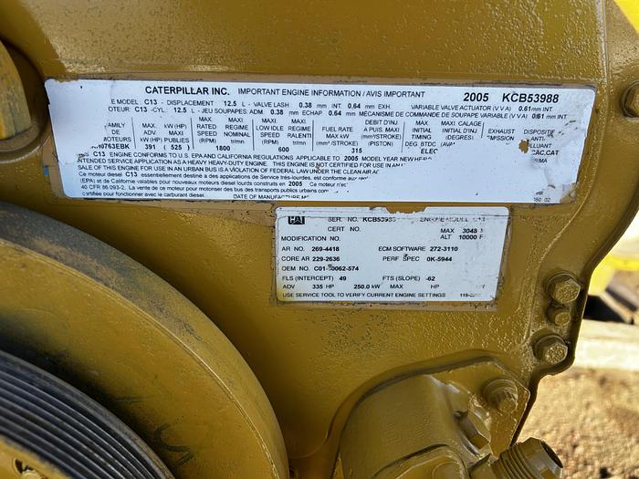 Used 2005 CAT C13