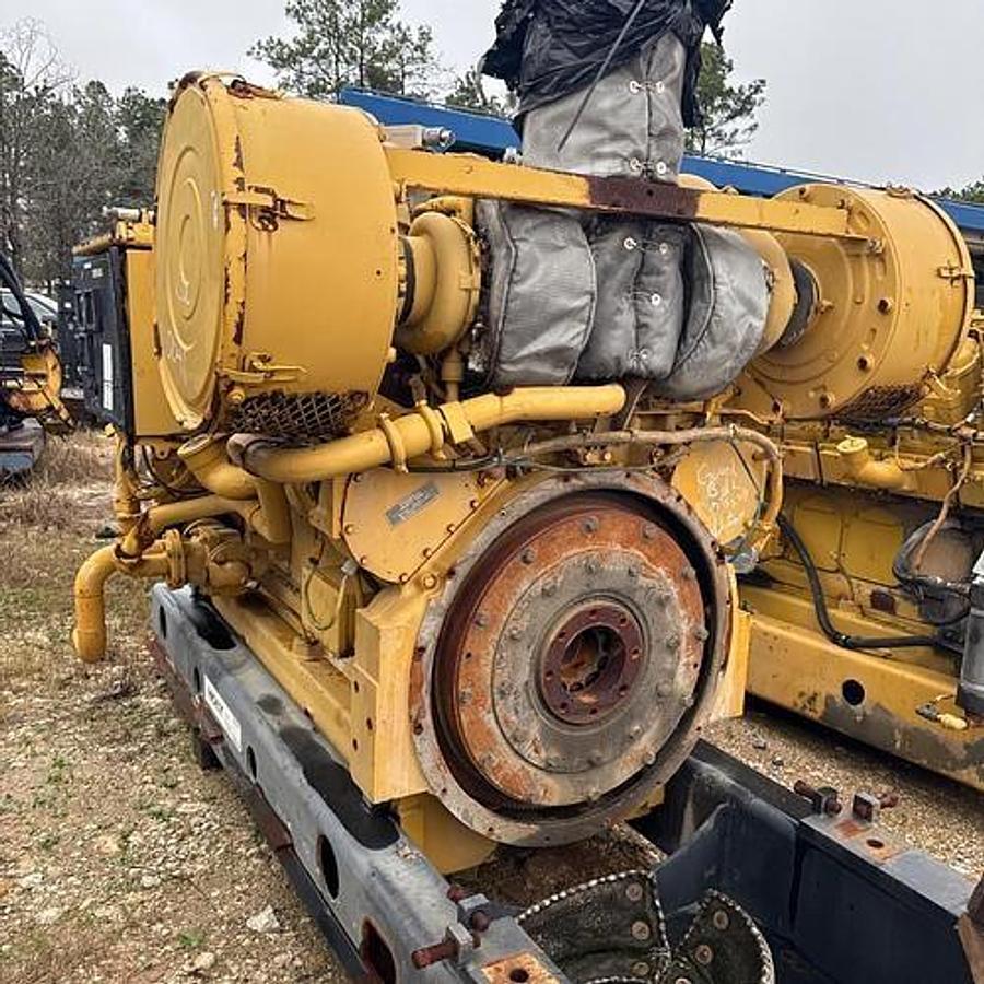 Used 2001 CAT 3512 B Engine w/Generator Drive