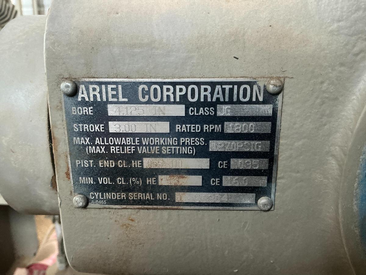 Used Ariel JGA/2 Gas Compressor in Shed