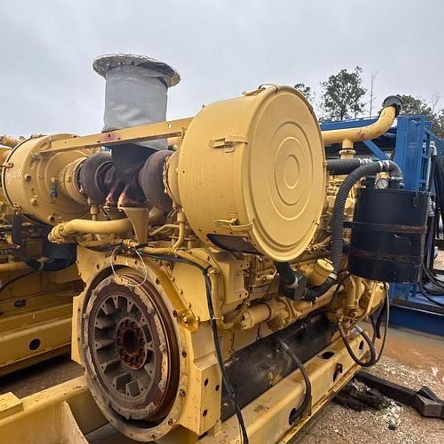 Used 2004 CAT 3512 B Engine w/Generator Drive
