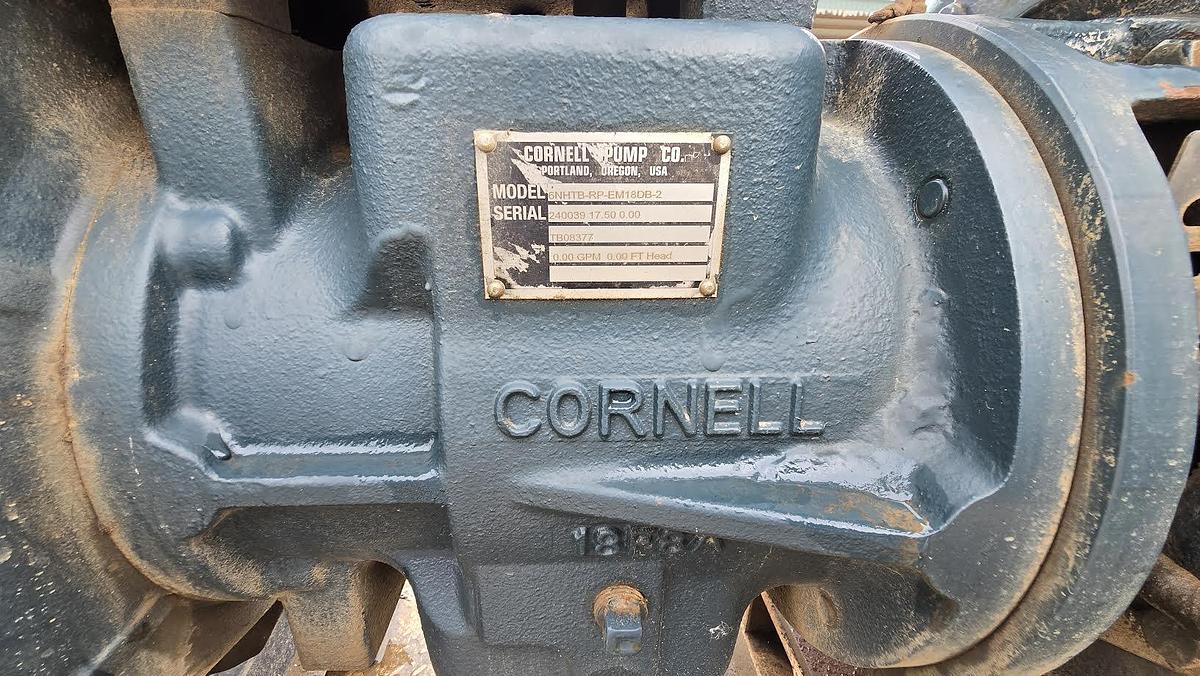 Used 2018 CORNELL 6 IN. BARGE PUMP SN: 240039