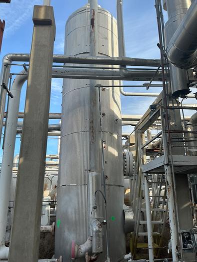 Used 62" x 25' x 605PSI, Dehy Tower