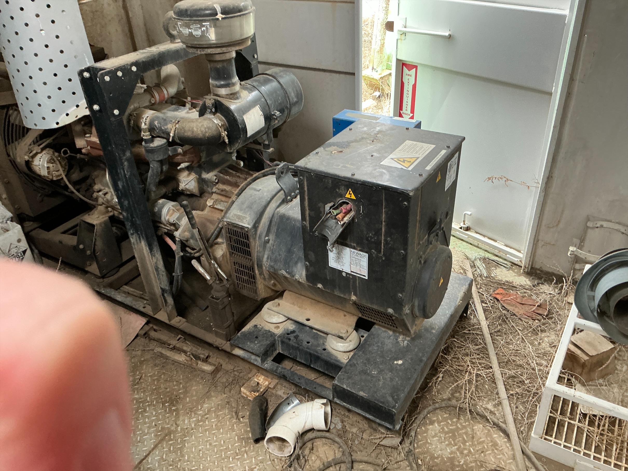 Used Isuzu A-6BG1 TQV Diesel Generator