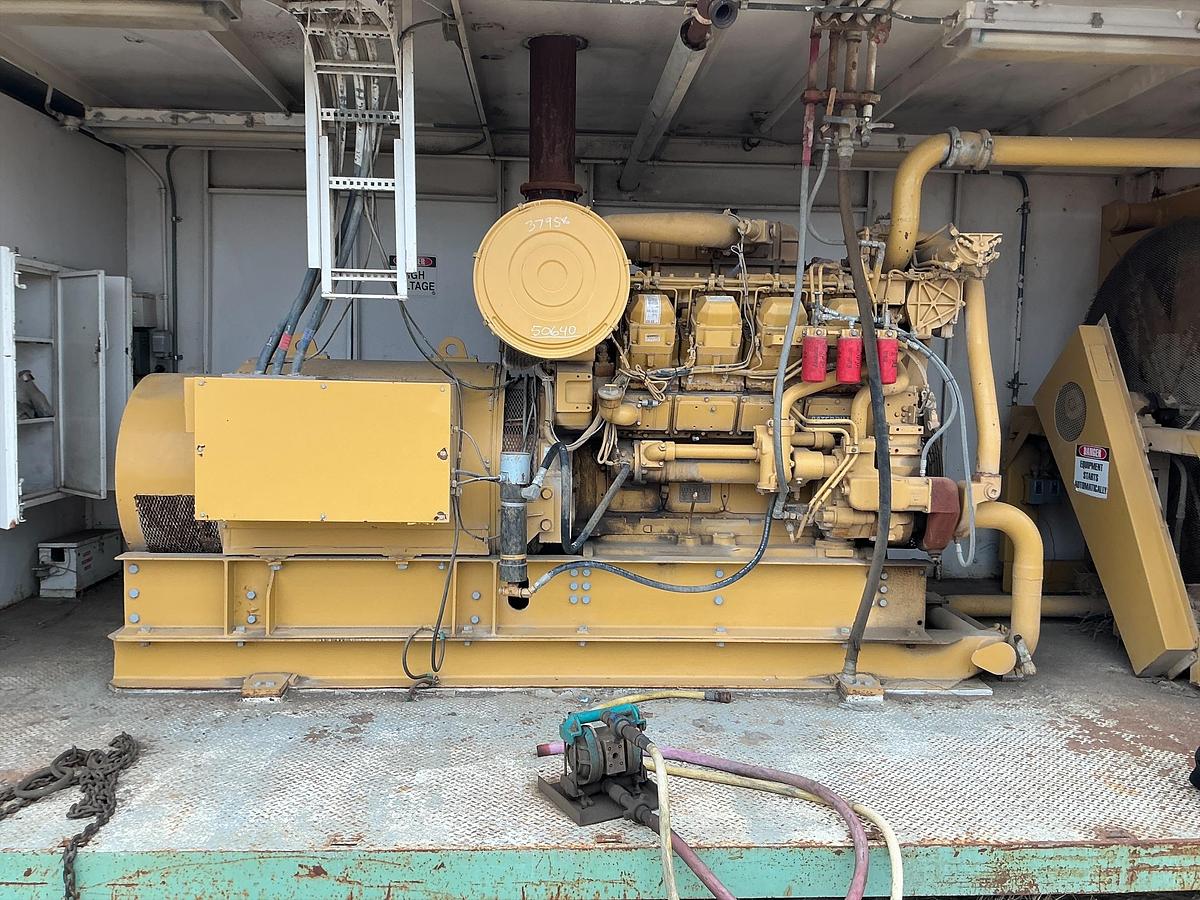 Used Cat 3508B Generator, SCR House, Remote Radiator 