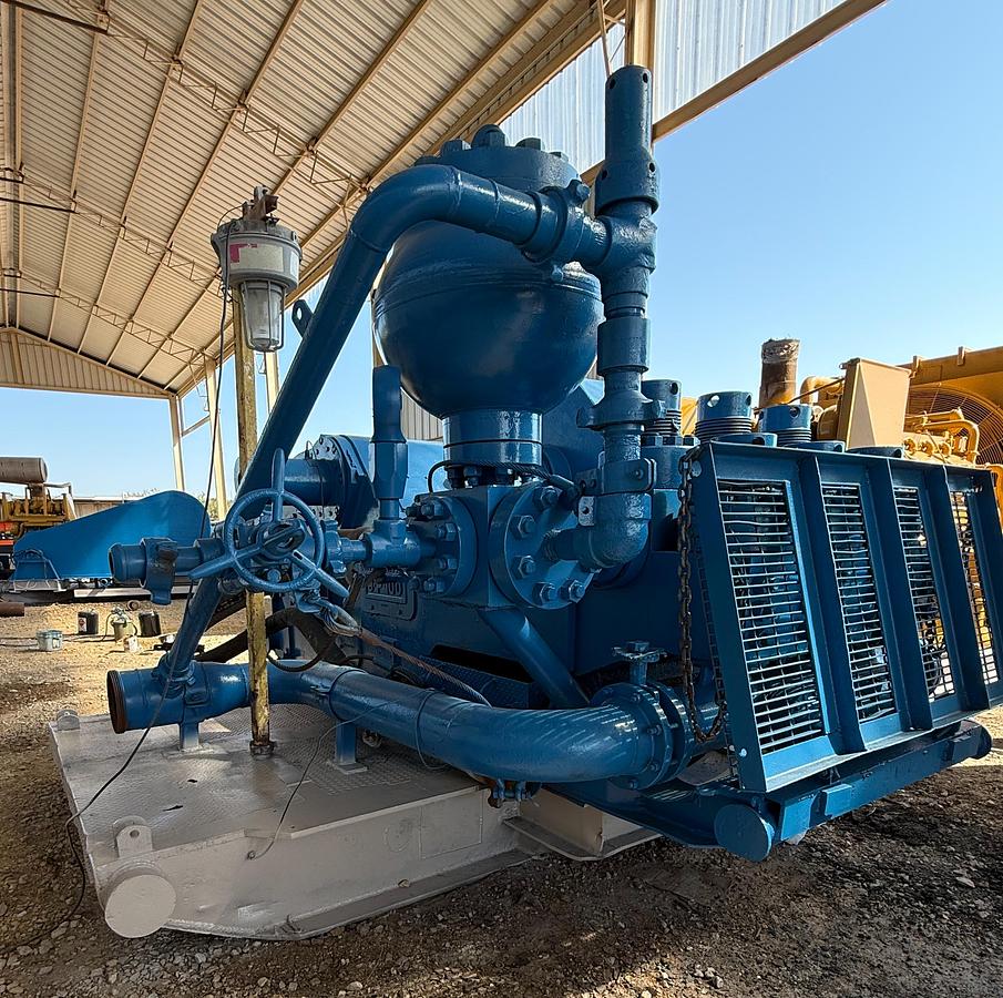 Used National Oilwell 9-P-100 Triplex Mud Pump