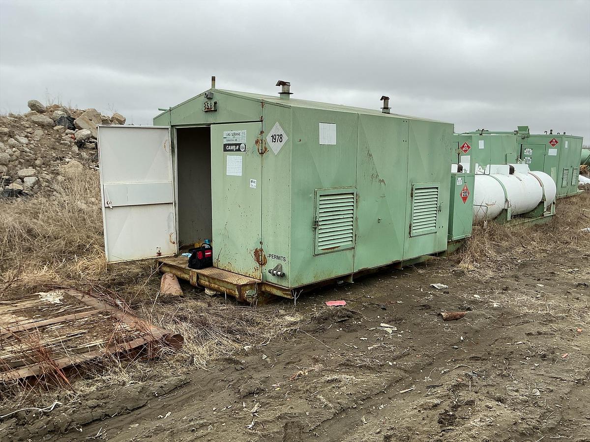 Used Welded Steed Generator Shed