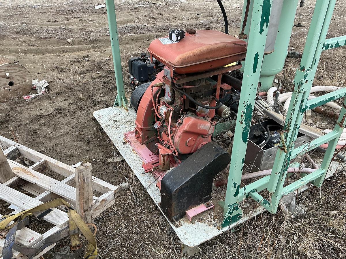 Used Welded Steel Air Compressor w/Shed 