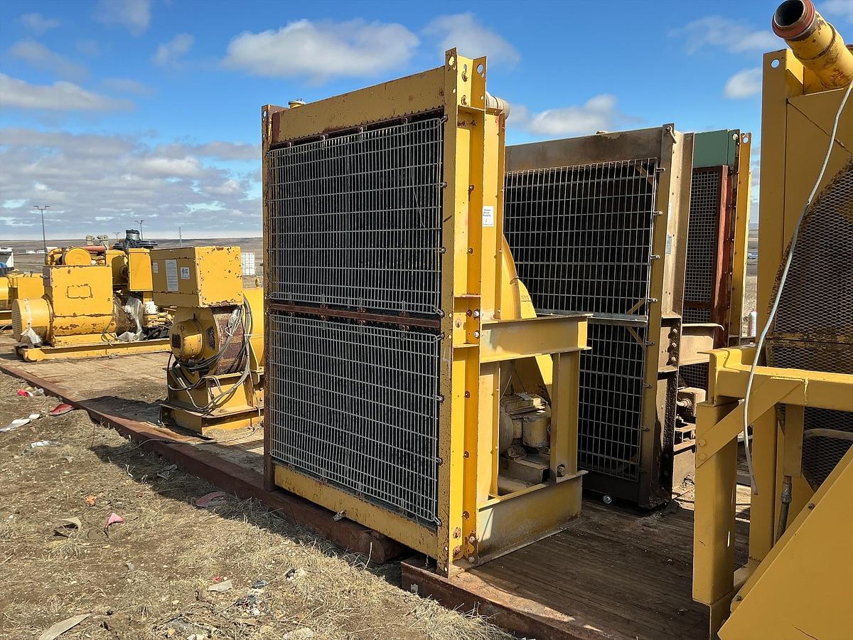 Used Caterpillar 3512 Electric Motor-Powered Radiator/Cooling Unit 