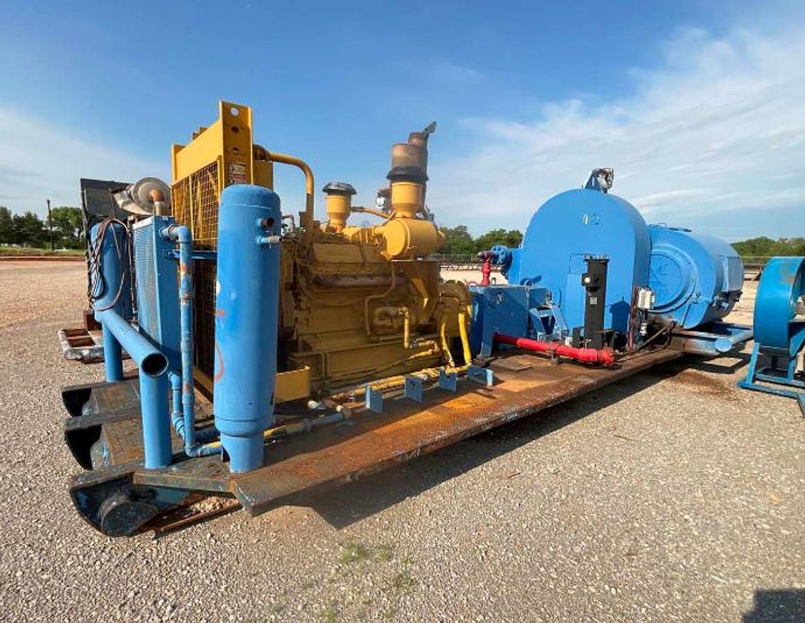 Used Cat 3412-Maxum/ Emsco Copy M-1000 Triplex Mud Pump