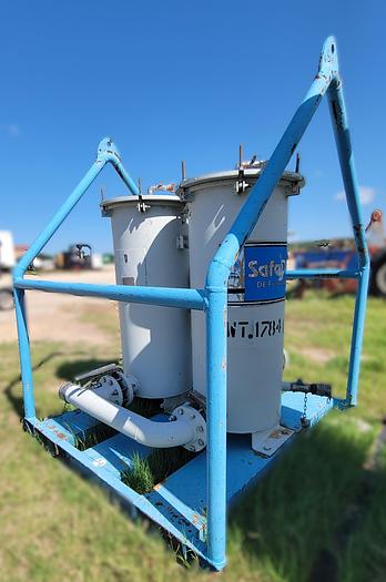 Used SafeDEflo Filtration System Skidded