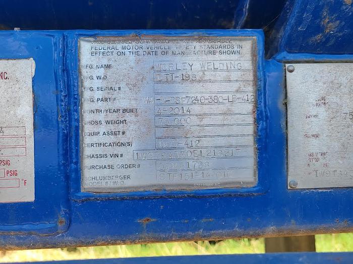 Used 2015 Worley Welding Works Chemical Transport Trailer