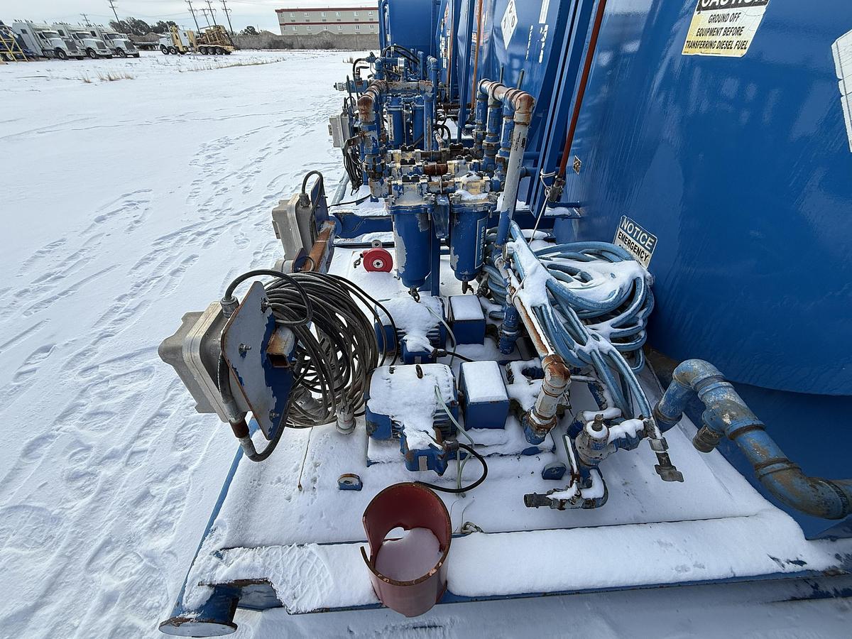 Used 15,000 Gallon Skidded Diesel Fuel Tank