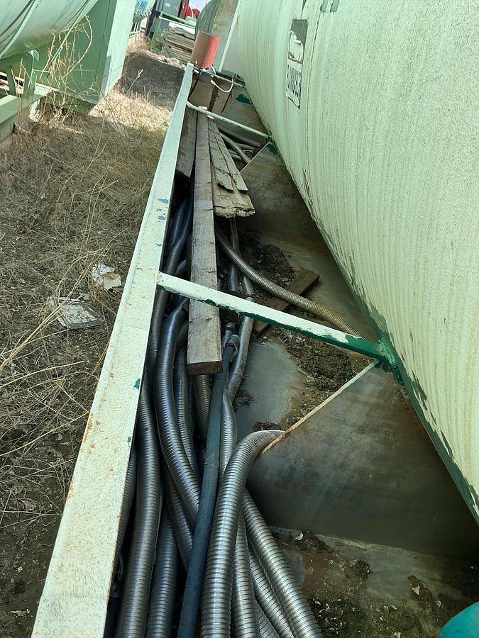 Used Welded Steel 15,000 Gallon Diesel Fuel Tank