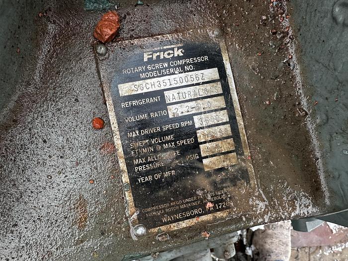 Used 2007 Frick SGCH3515