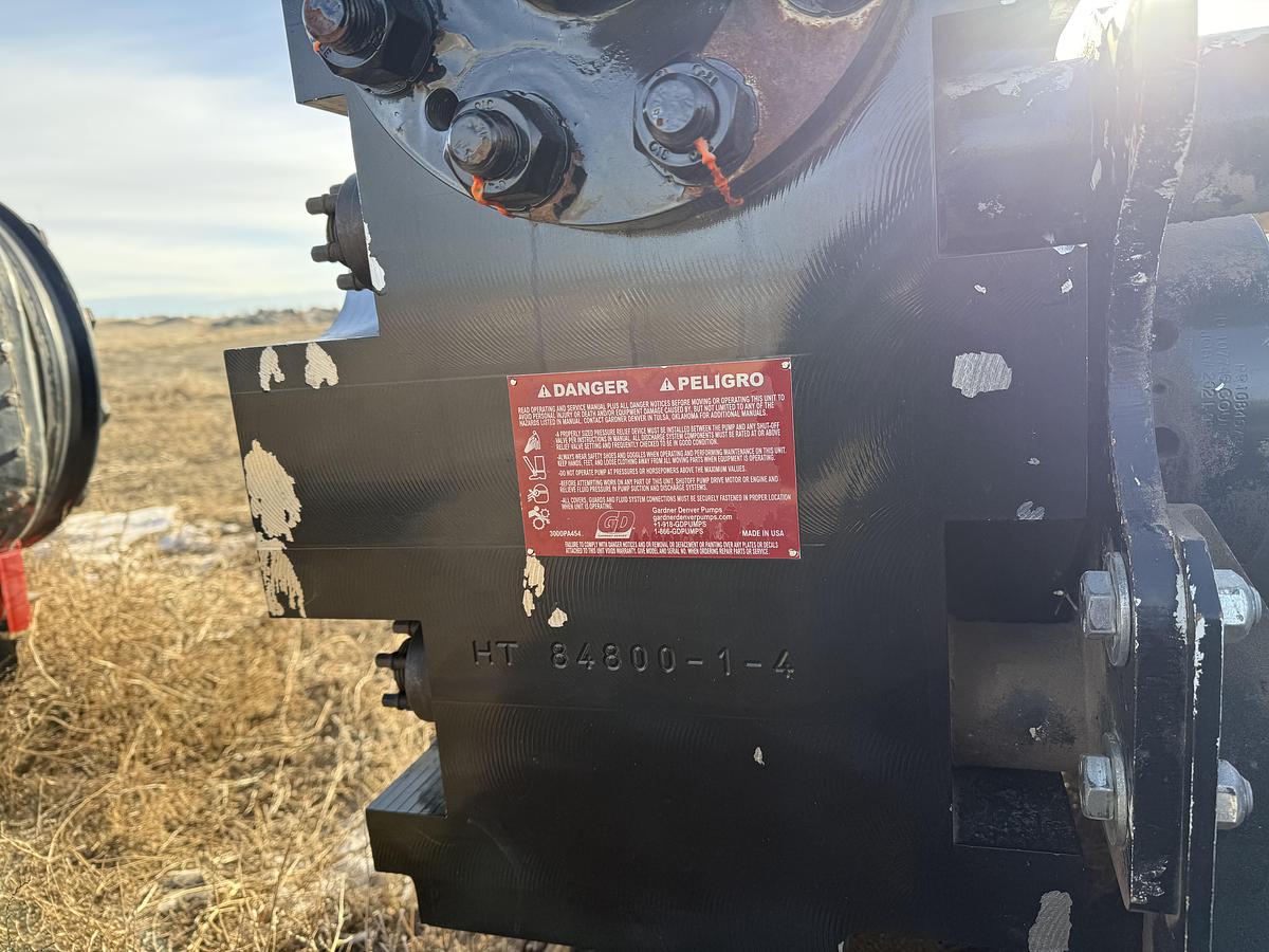 Used GARDNER DENVER TWS 2500 TRIPLEX PUMP