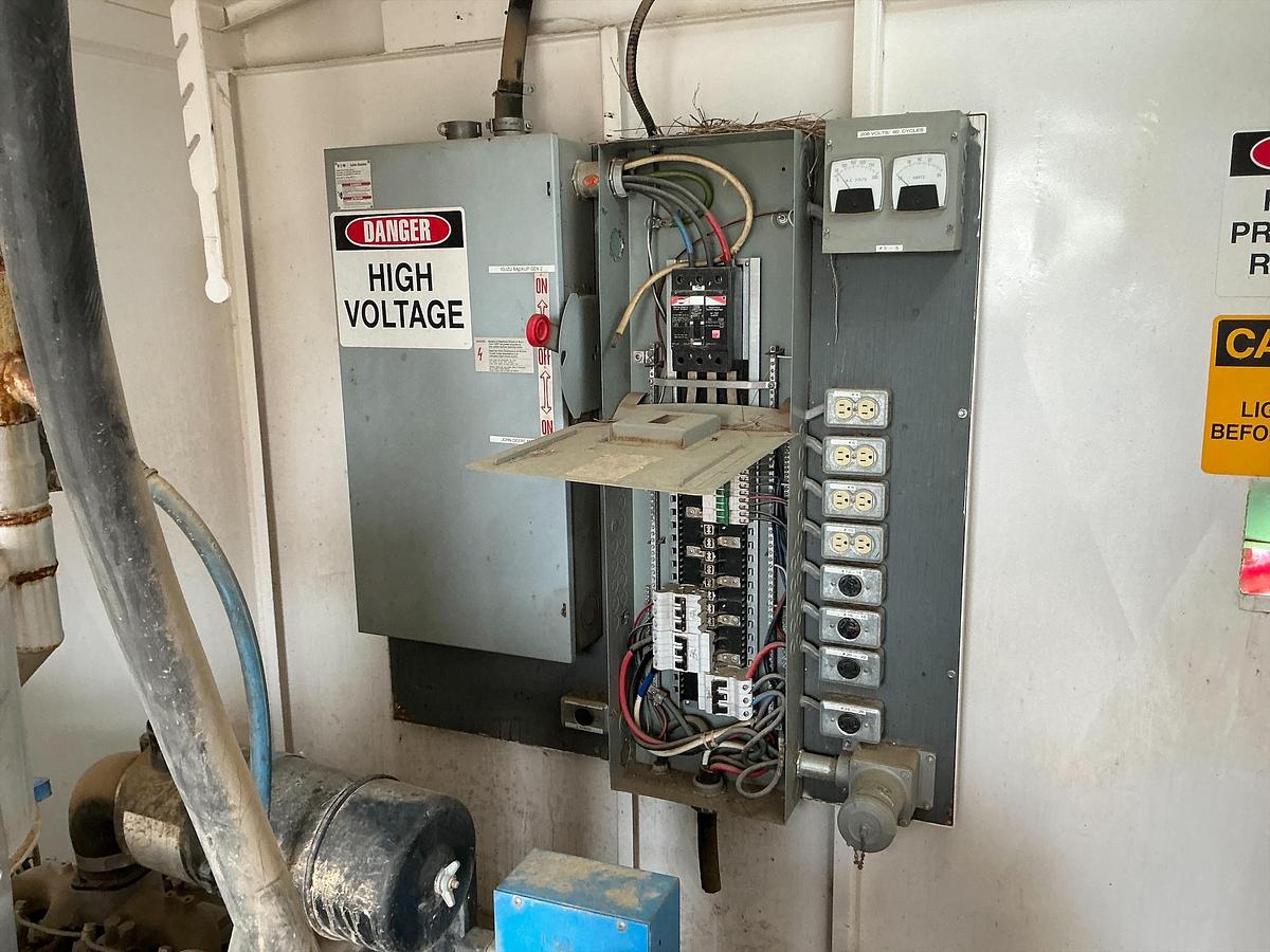 Used Welded Steel Generator Shed