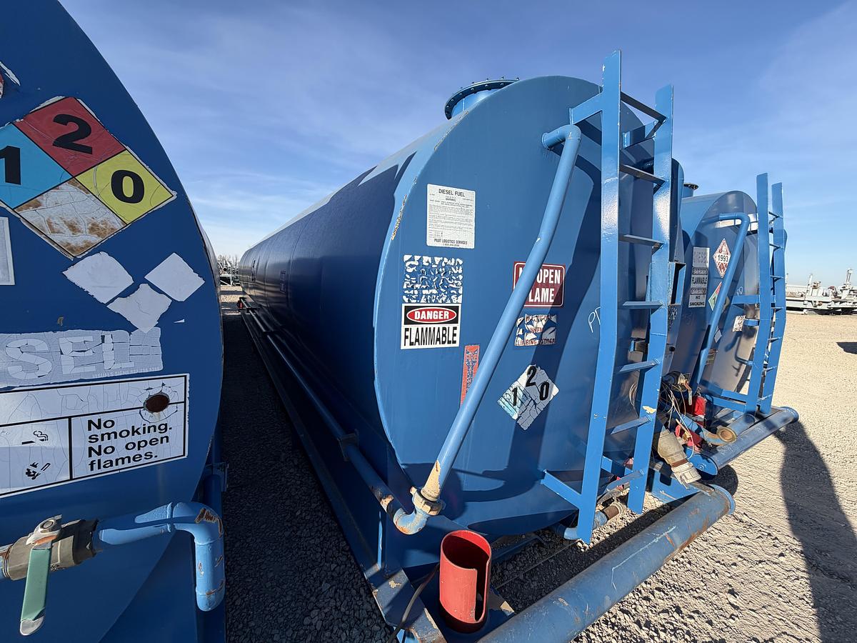 Used 15,000 Gallon Skidded Diesel Fuel Tank