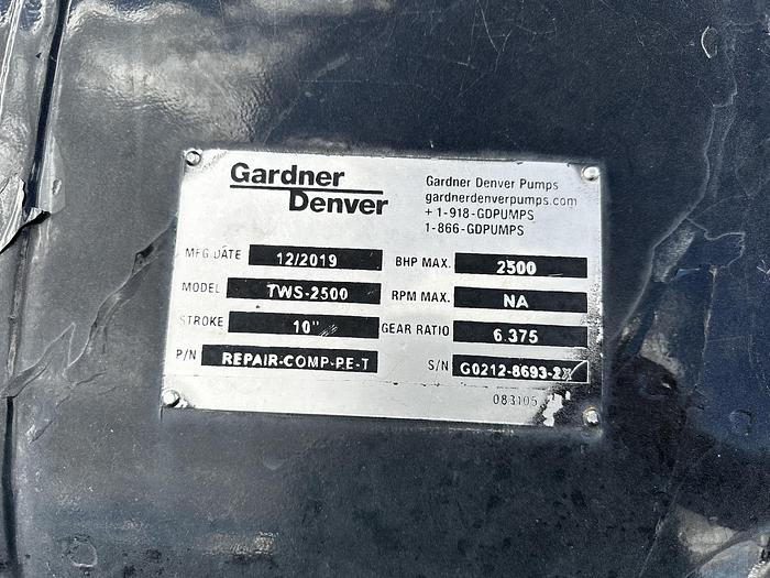 Used 2022 Gardner Denver/ SPM/ Weir TWS 2500 Frac Pumps