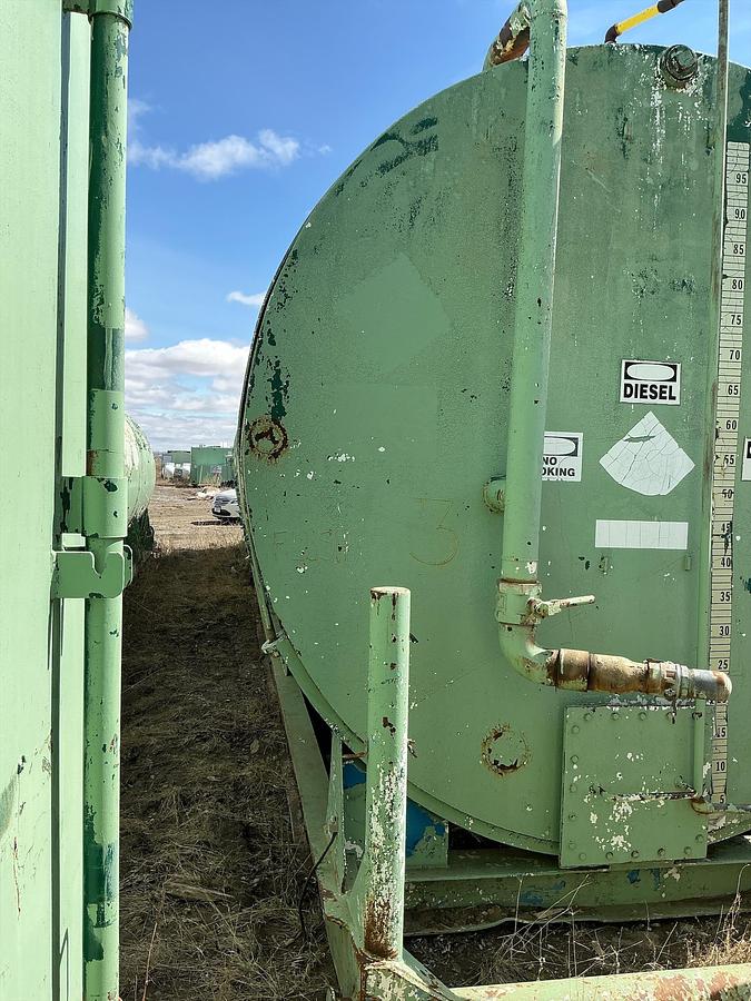 Used Welded Steel 22,000 Gallon Diesel Fuel Tank