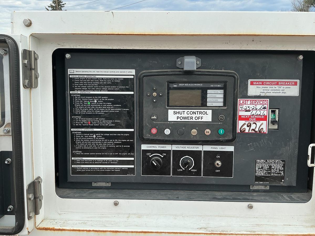 Used 2019 Airman 25 kVA Mobile Generator Set