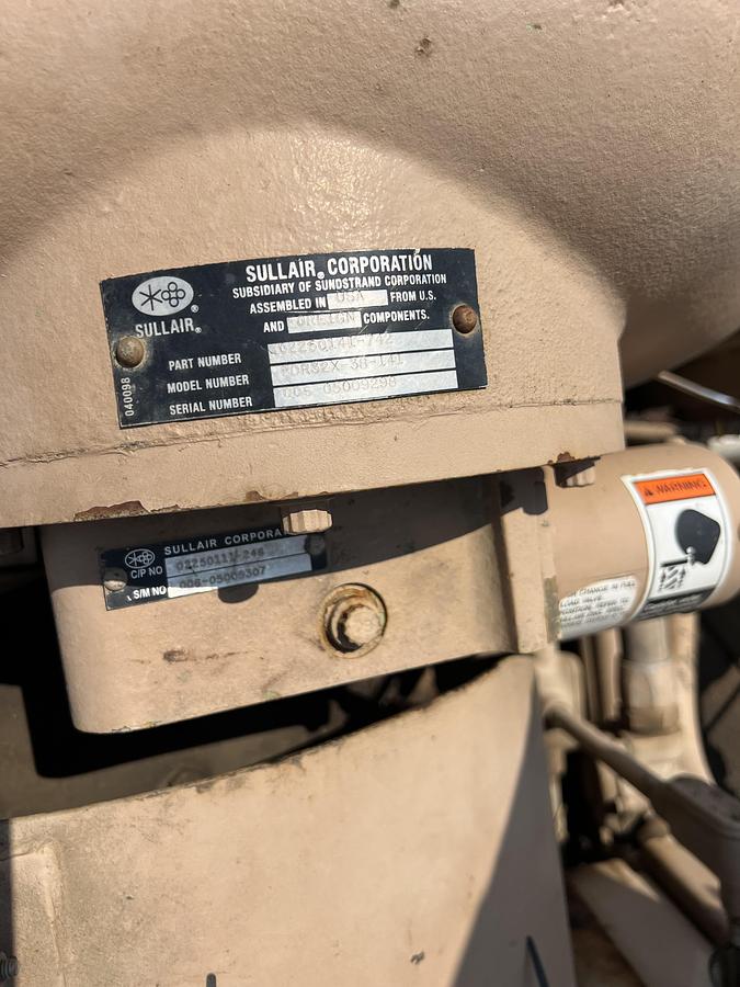 Used Cat 3412 Natural Gas Compressor Sullair PDR32X