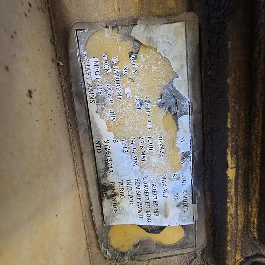 Used 2006 CAT 3512-B Diesel Engine with Kato 1204 kW Generator