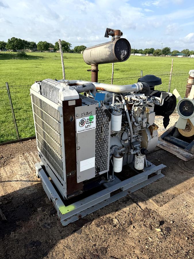 Used Cat C4.4 Skid Mounted Engine