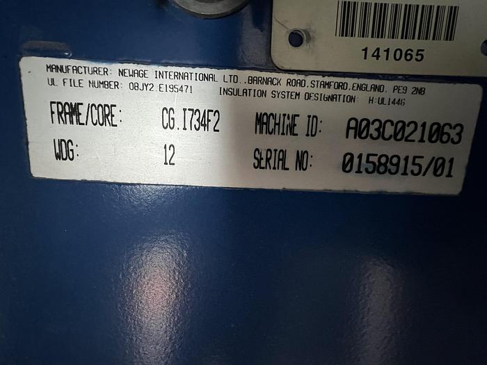 Used 2003 Deutz TBG V12 N/G 1460kva generator