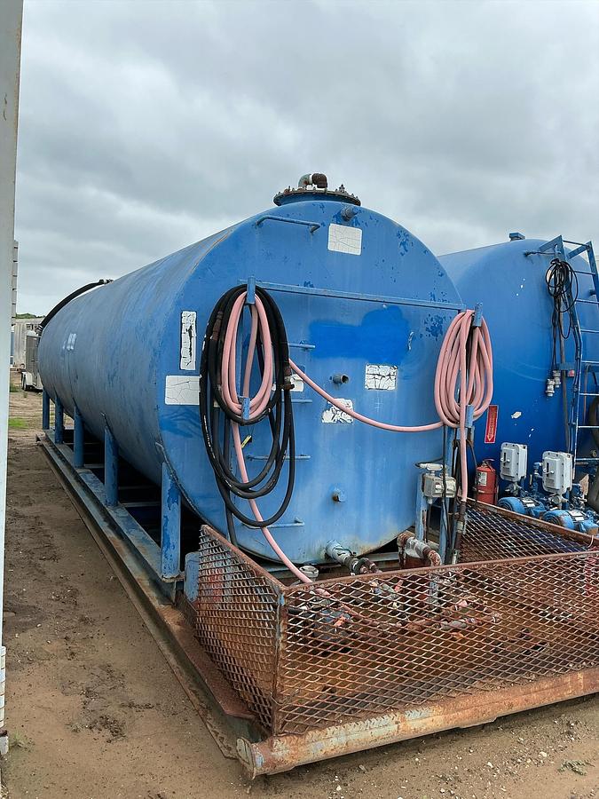 Used 10,000 Gallon Fuel Tank Skidded