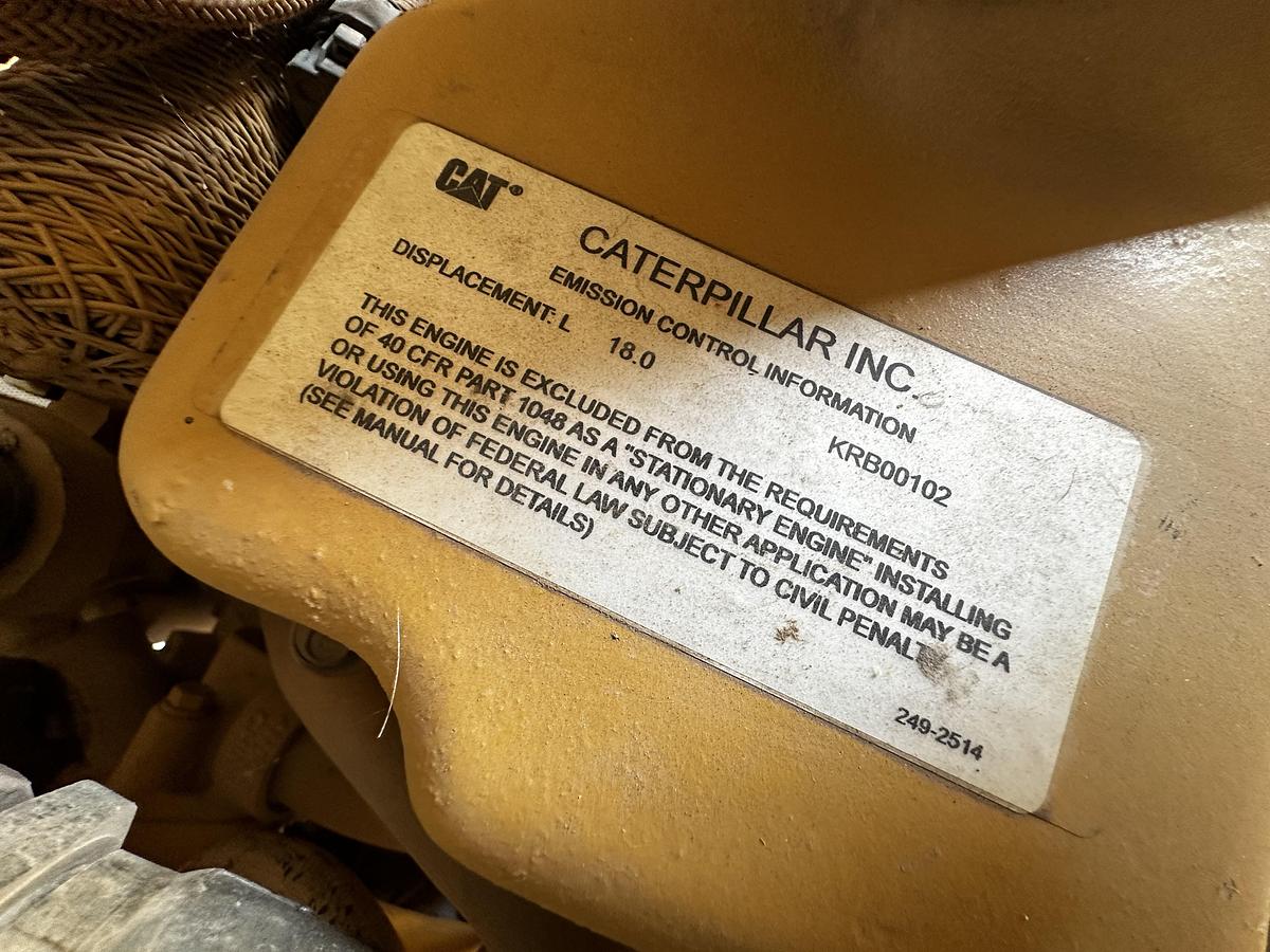 Used 2008 Cat G3408 Natural Gas 376 KVA Generator