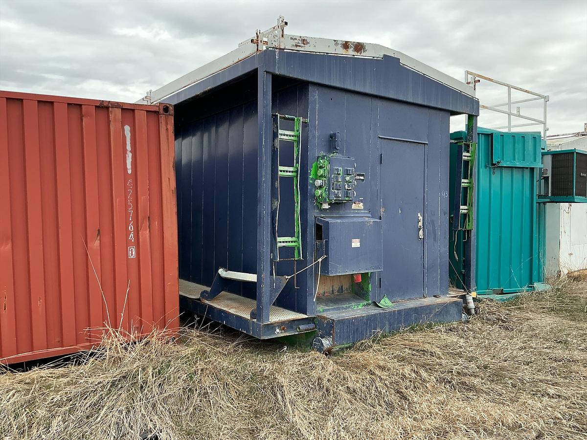 Used Welded Steel Generator Shed