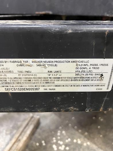 Used 2015 Wacker Neuson E3000 Ground Heater