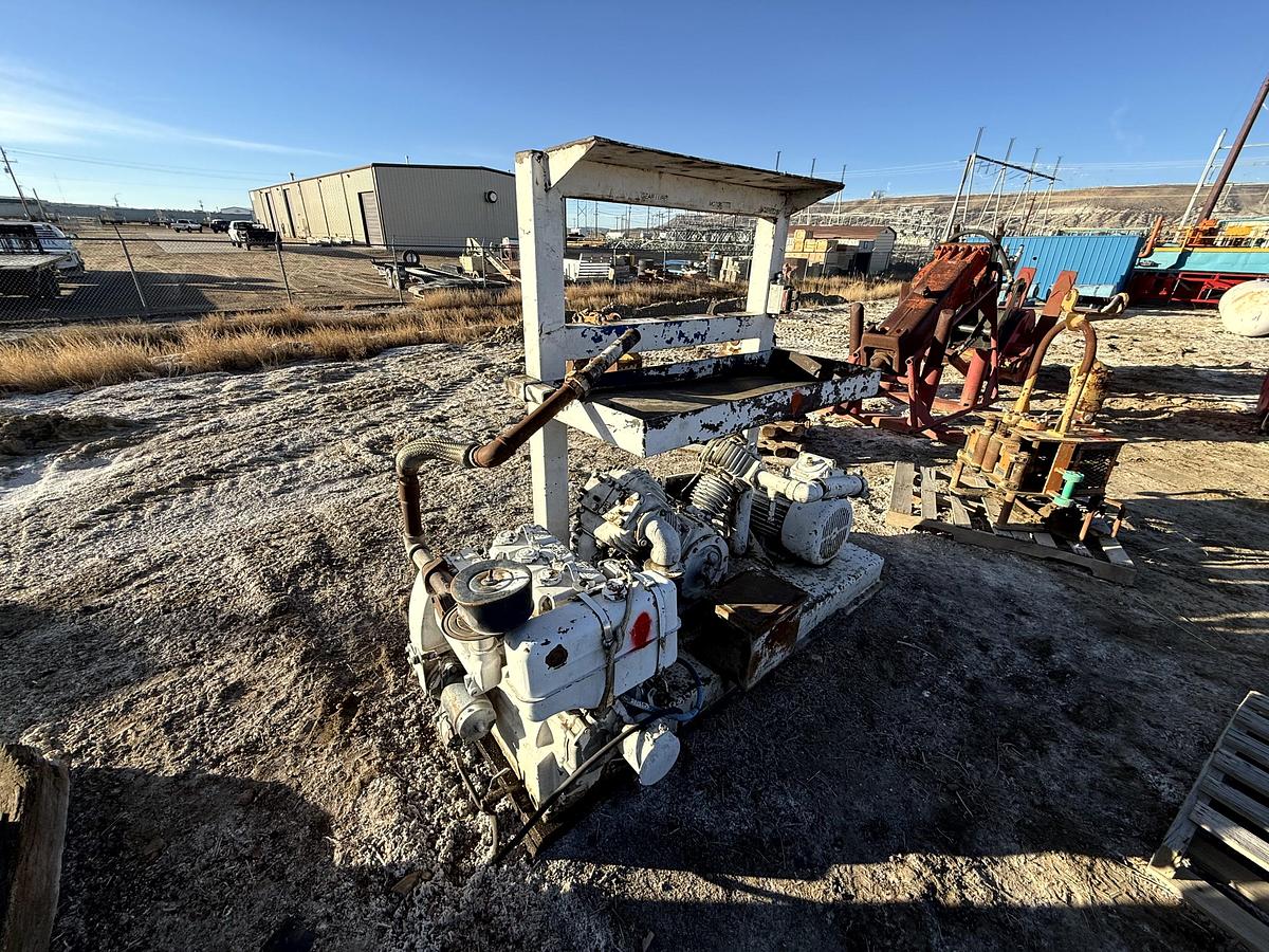 Used Lister Diesel Air Compressor