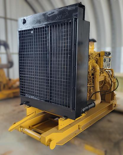 Used Cat C18 Engine w/Oil Works Torque Converter Skidded