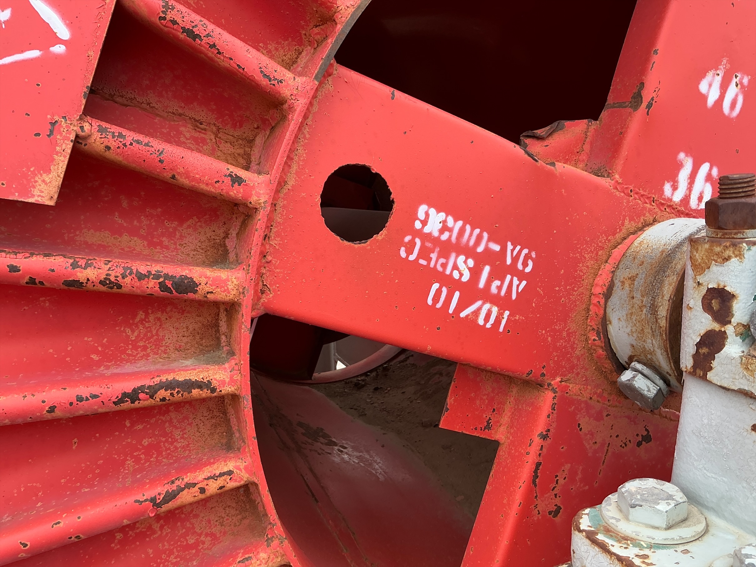 Used Wire Rope Drill Line Spool