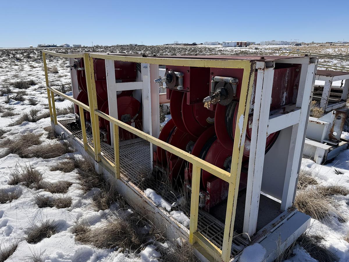 Used Lube Reel Skid Rig #323 